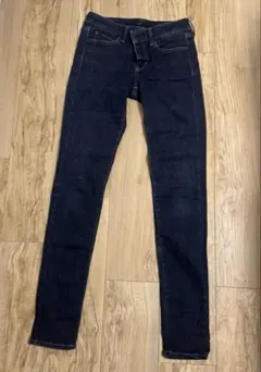 ユニクロ スキニー ウルトラストレッチ レディース 24 ジーンズ ズボン 古着