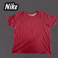 NIKEドライフィットシャツレッド サイズXL