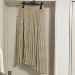 AZUL by moussy プリーツスカート アシンメトリー