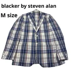 美品　blacker steven alan チェック柄 テーラードジャケットのサムネイル