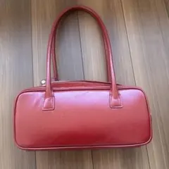 GU ワイドボストンバッグ　赤