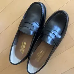 HARVAR ブラック ローファー 24.0cm