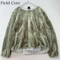 FieldCore ワークマン M ダイヤフリース 裏アルミジャケット カーキ'