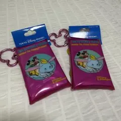 東京ディズニーリゾート　ダンボ　カラビナケース付　ポーチセット