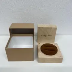 ringram リングラム 木製リングケース ジュエリーボックス 外箱付のサムネイル