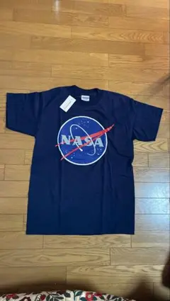 NASA ロゴ Tシャツ ネイビー Mサイズ