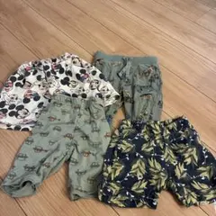 ベビー　ズボン　パンツ　GAP ミッキー 90