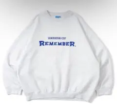 REMEMBER. グレー トレーナー スウェット