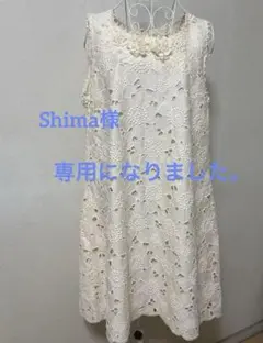 madame NICOLE レース衿ノースリーブワンピース マダムニコル - メルカリ