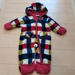 mother goose フリースロンパース 70cm マルチカラー