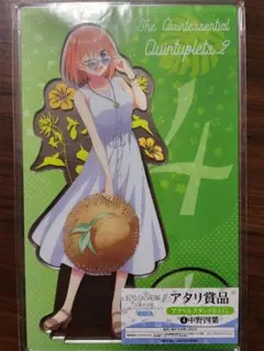 五等分の花嫁 四葉 あたり付缶バッジ 白ワンピースver.アクリルスタンド