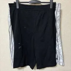 スターター ライン ハーフパンツ ワイド L 黒 銀 ポリエステル スポーツのサムネイル