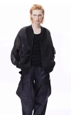 ATTACHMENT AB11-237 PEスムースMA-1シースルージャケット