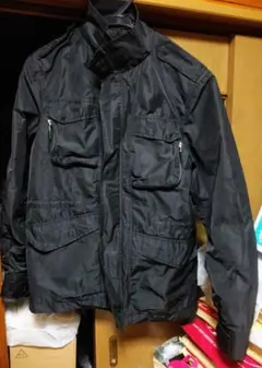TAKEO KIKUCHI　ナイロン　ジャケット　黒　サイズ　3　ブラック