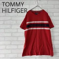 【TOMMY HILFIGER】オーガニックコットン フラッグロゴ Tシャツ