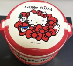 ハローキティ ベーシック丸型2段ランチボックスのサムネイル