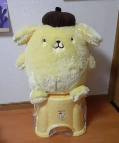 【サンリオ】ポムポムプリン　超超BIGぬいぐるみ　お風呂セット◆新品