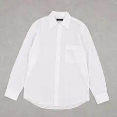 【P.S.FA】チェック柄ドレスシャツ パープル ビジネス オフィス 通勤爽やかのサムネイル