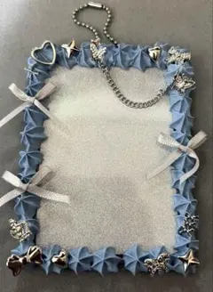 ホイップデコ トレカケース 硬質ケース B8 推し活 水色 青　ブルー