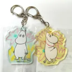 ムーミン　アクリルキーホルダー　2つセット
