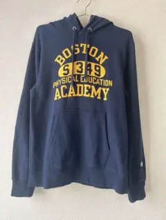 Champion チャンピオン カレッジロゴ スウェットパーカー ネイビー