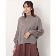 お時間限定価格！ archives　長袖ニット　パープル　　　Мサイズ