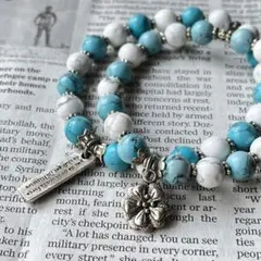 ペアブレスレット　ターコイズ25