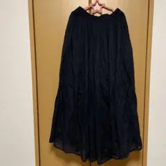 お値下げしました✨　SM2＊blue ボイルギャザースカーチョ　インド綿