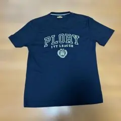 PLORY ネイビー IVY LEAGUE Tシャツ