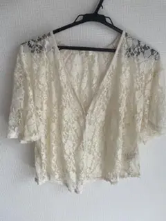 【美品】レースボレロ カーディガン 羽織り