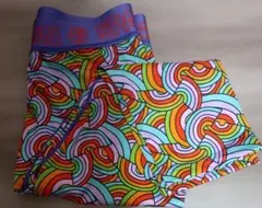 zumbaカラフル幾何学模様ハーフレギンス　M/使用済み