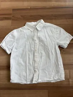 H&M 半袖シャツ ホワイト 5-6Y 120