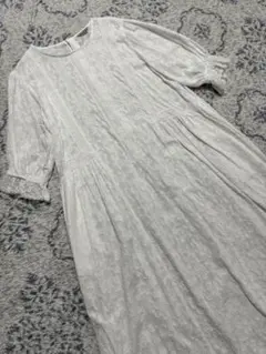 サマンサモスモス　レースパッチワークワンピース