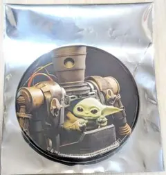 STAR WARS スターウォーズ カフェ マンダロリアン&グローグー 缶バッジ