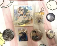 【値下げ】名探偵コナン 缶バッジ・キーホルダー・色紙 7点セット