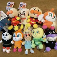 アンパンマン プリちぃビーンズ ぬいぐるみキーホルダーセット