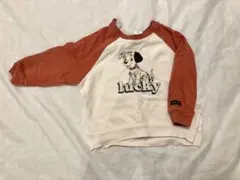 101匹わんちゃん　Luckyプリントトレーナー 80サイズ