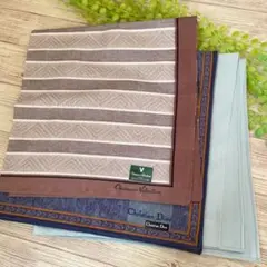 メンズハンカチ　ブランドハンカチ　3枚セット　日本製