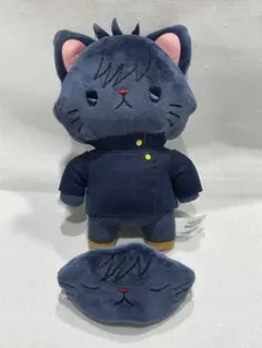 呪術廻戦 withCAT アイマスク付きぬいぐるみキーホルダー　伏黒 恵　伏黒恵