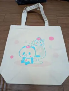 楽天パンダ　イラストトートバッグ