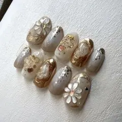 卒業式・成人式、和風ネイルチップセット