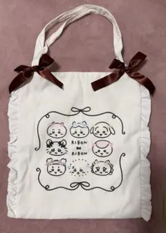 ちいかわ　リボンフリル トートバッグのサムネイル