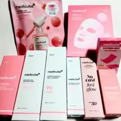 メディキューブ　medicube　PDRNピンクシリーズ9点セット　ピンクライト