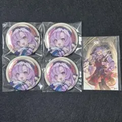にじさんじ缶バッジビスケット　壱百満天原サロメ
