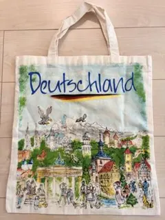 Germany デザイン コットン トートバッグ エコバッグ