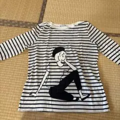 PETIT BATEAU ストライプ 長袖Tシャツ L コラボ