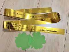 TXT 落下物 金テ 金テープ act:tomorrow 銀テ クローバー