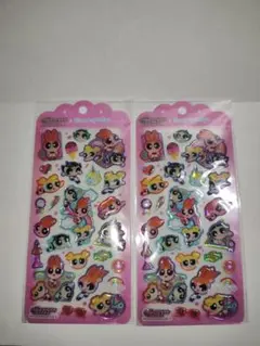 パワーパフガールズ ドロップジェリーシール 2点 正規品
