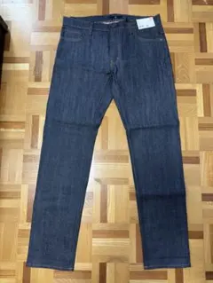 +J セルビッジスリムフィットストレートジーンズ W34 ユニクロ