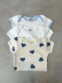 【PETITBATEAU】半袖肌着3点セット